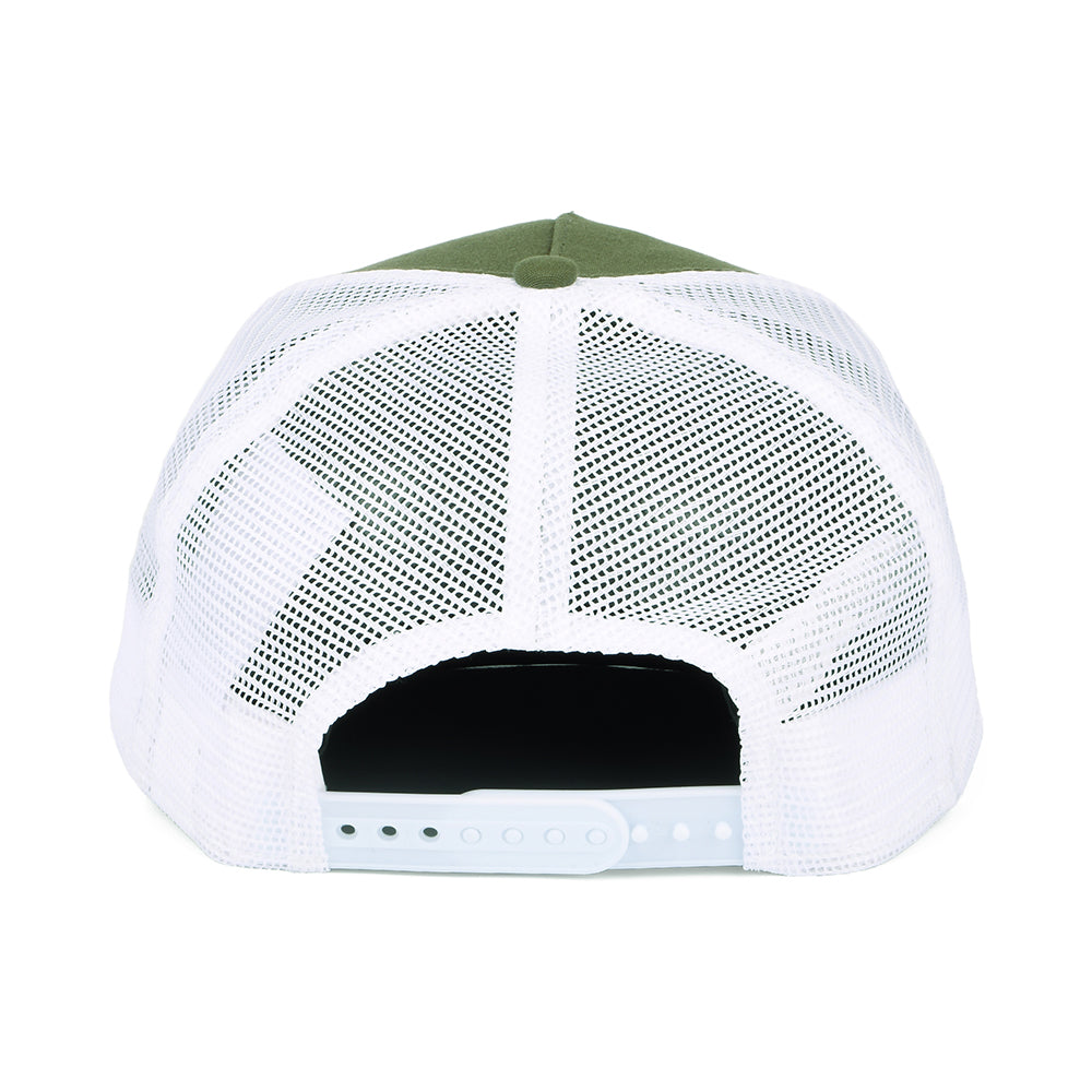 Gorra Trucker A-Frame USA State Los Angeles de New Era - Verde Oliva