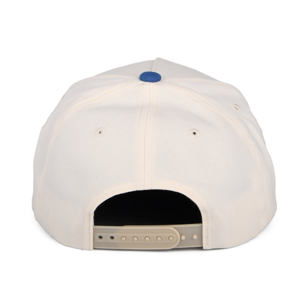 Gorra Snapback Crest C NetPlus MP de Brixton - Blanco Roto-Azul