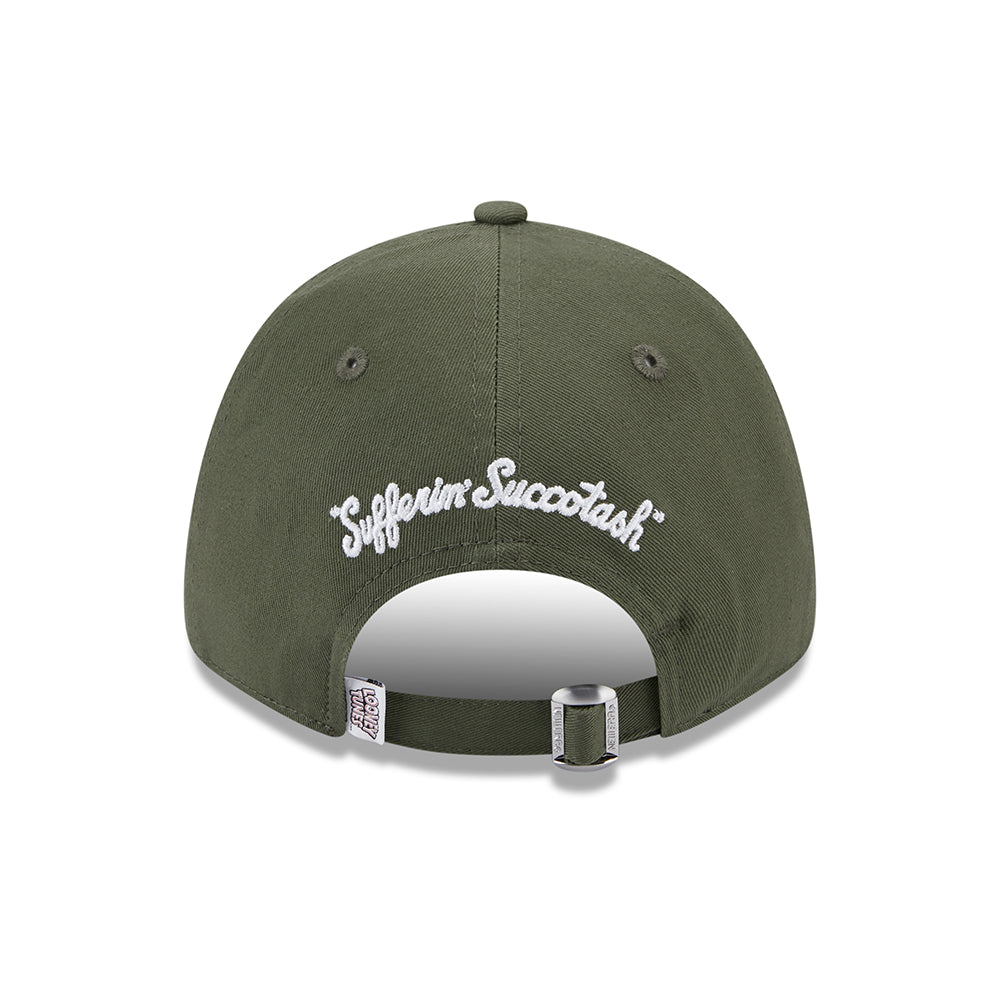Gorra de béisbol 9FORTY Looney Tunes Sylvester de New Era - Verde Oliva