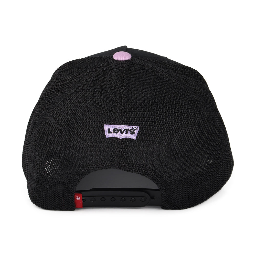 Gorra Trucker Earth Day Graphic Flexfit con etiqueta lisa de Levi's - Negro