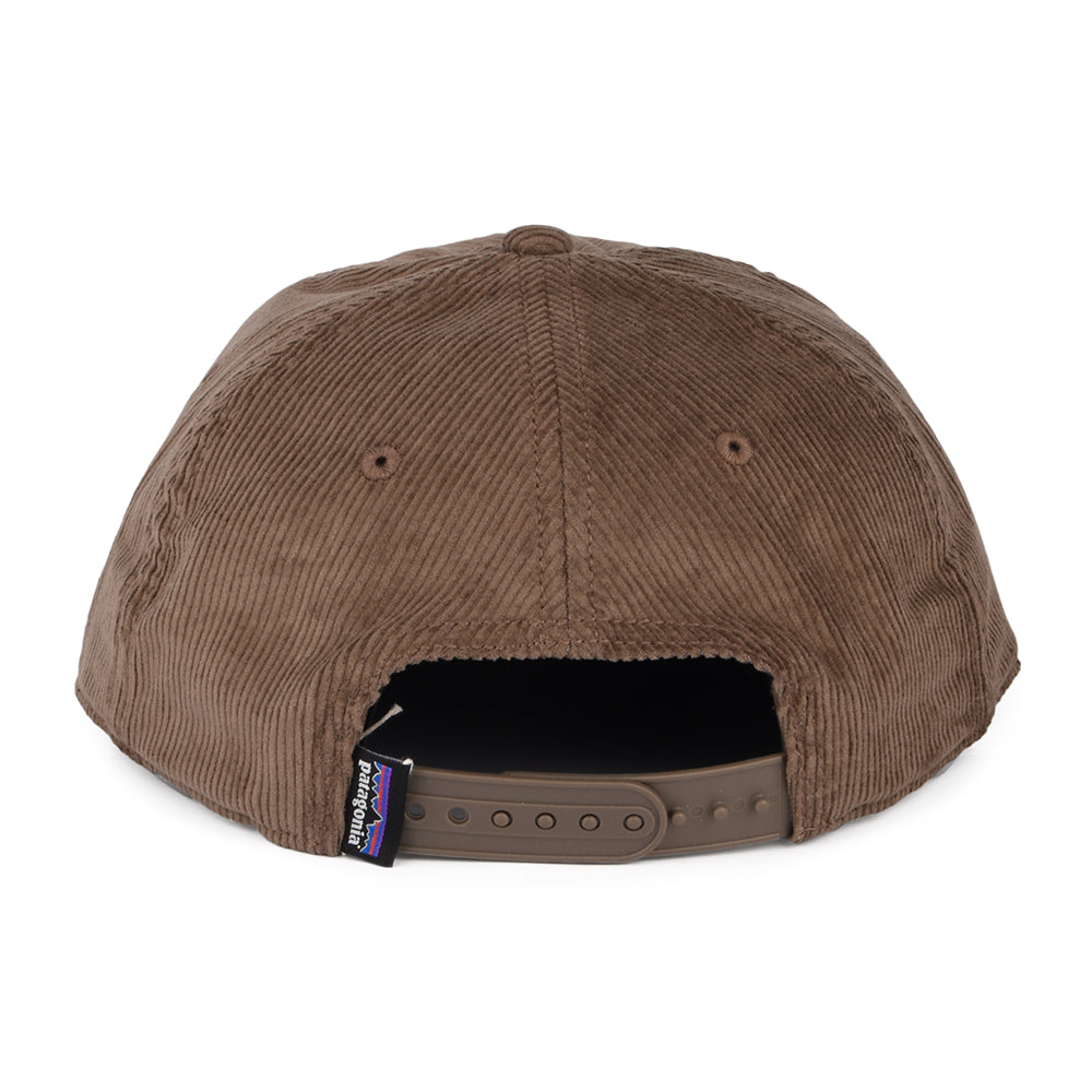 Gorra Snapback 73 Skyline de pana de Patagonia - Marrón