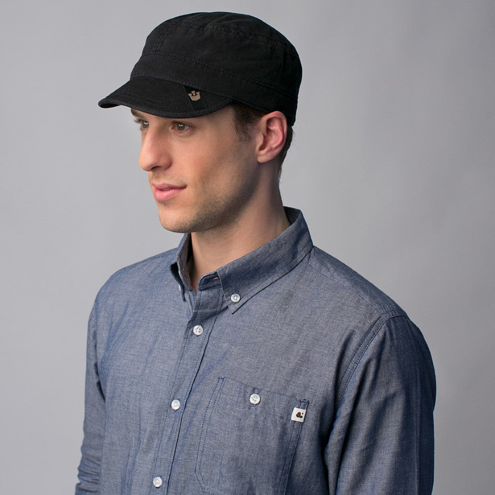 Gorra militar Private Cadet de Goorin - Negro