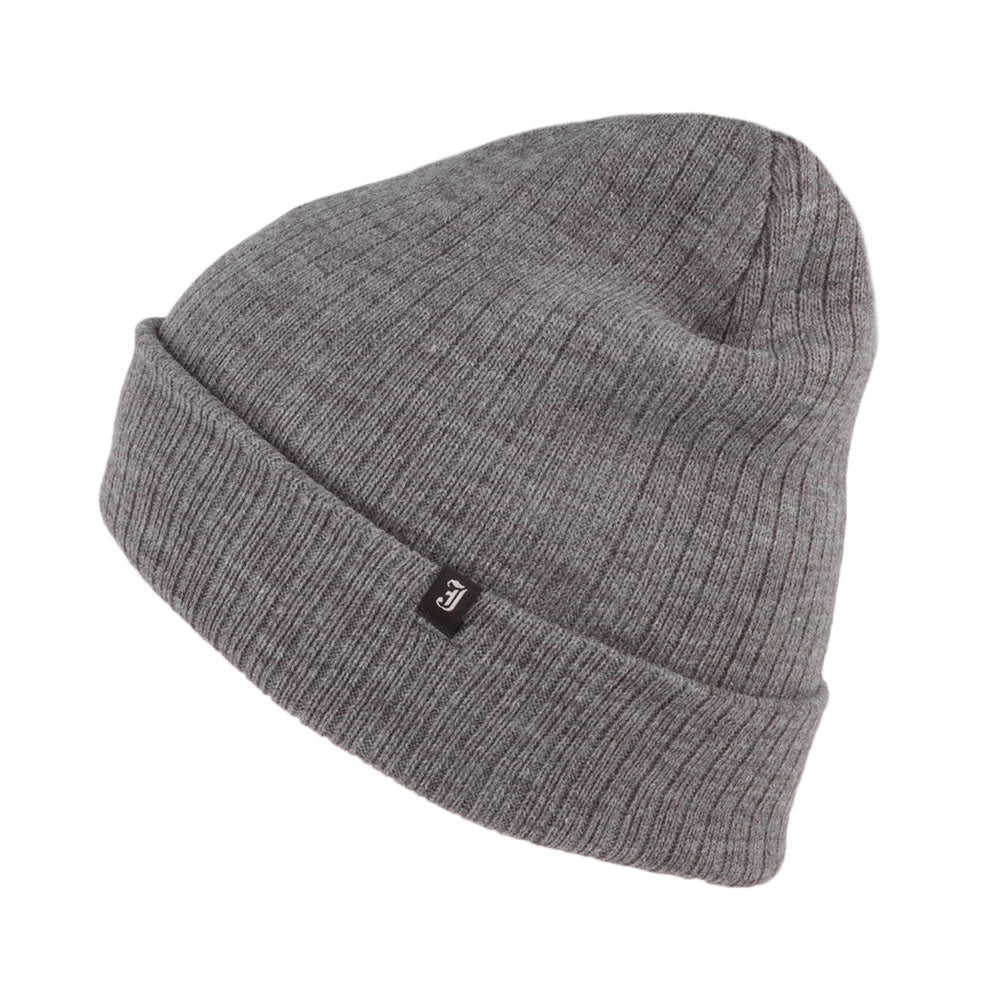 Gorro Beanie Oversized Ribknit de Jaxon & James - Gris