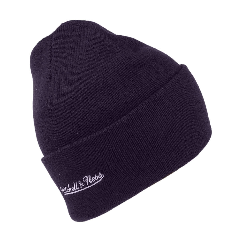 Gorro Beanie NBA Team Logo Cuff Knit Indiana Pacers de Mitchell & Ness - Azul Marino