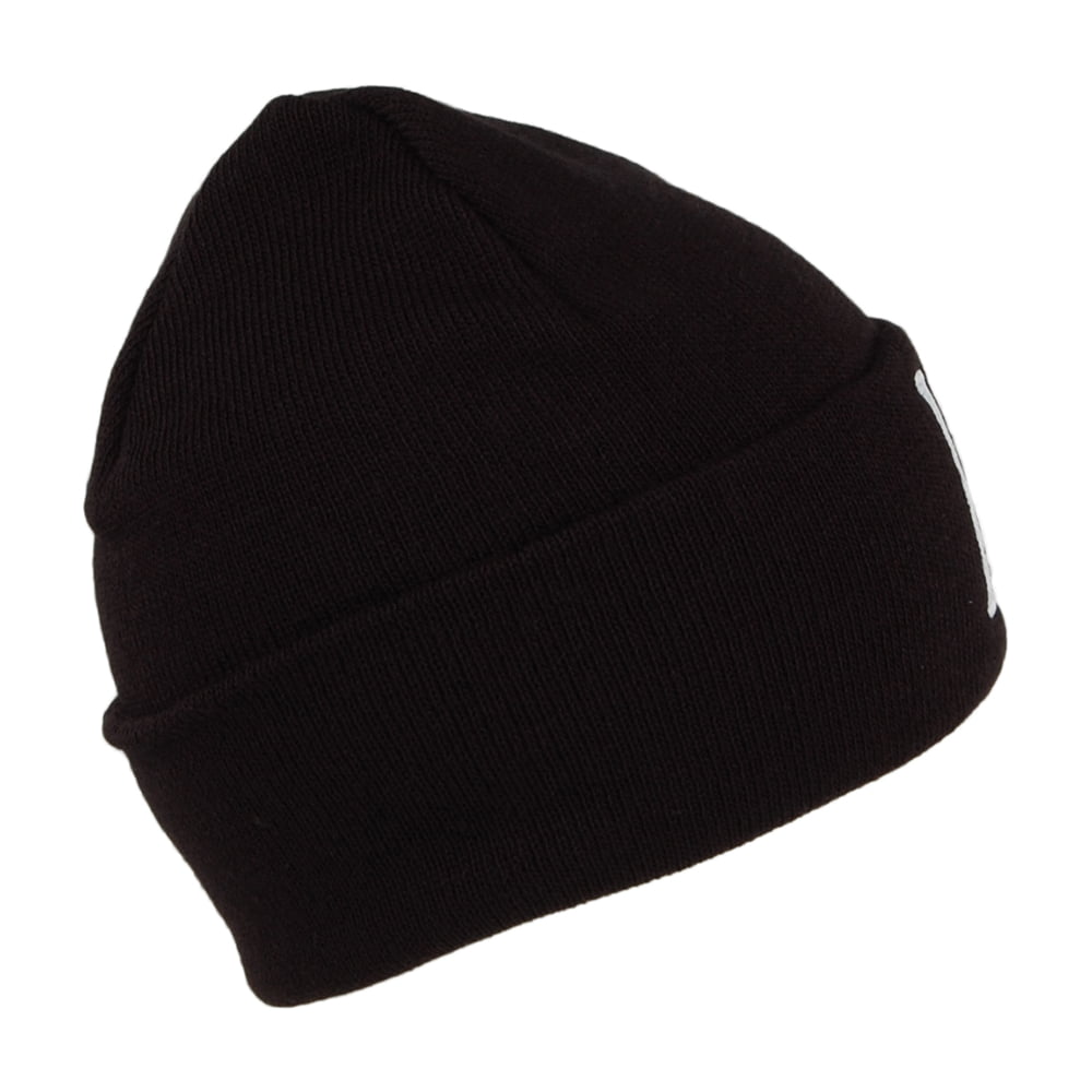 Gorro Beanie Serif Logo con vuelta de Levi's - Negro