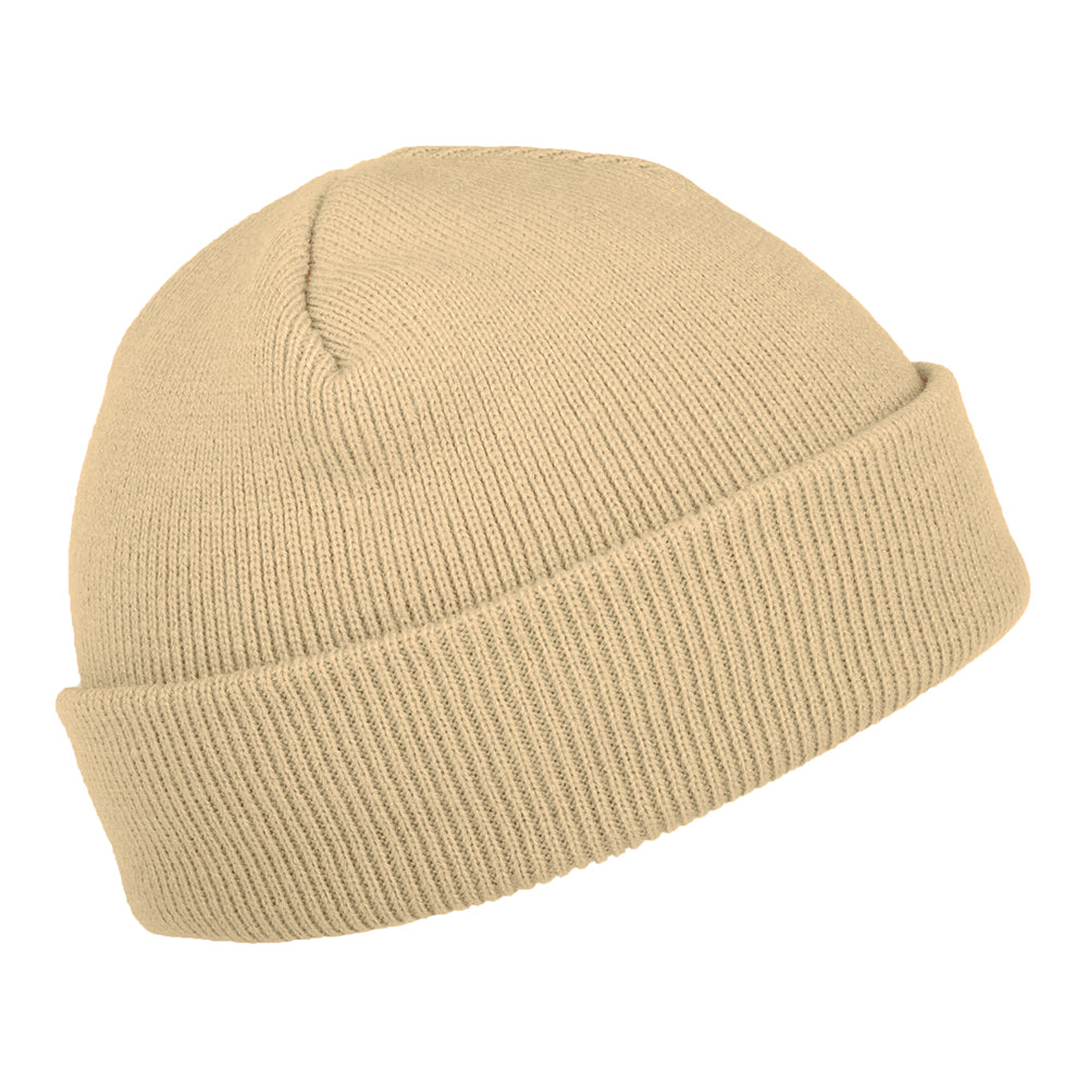 Gorro Beanie Stratus Short Watch de Carhartt WIP - Marrón Claro