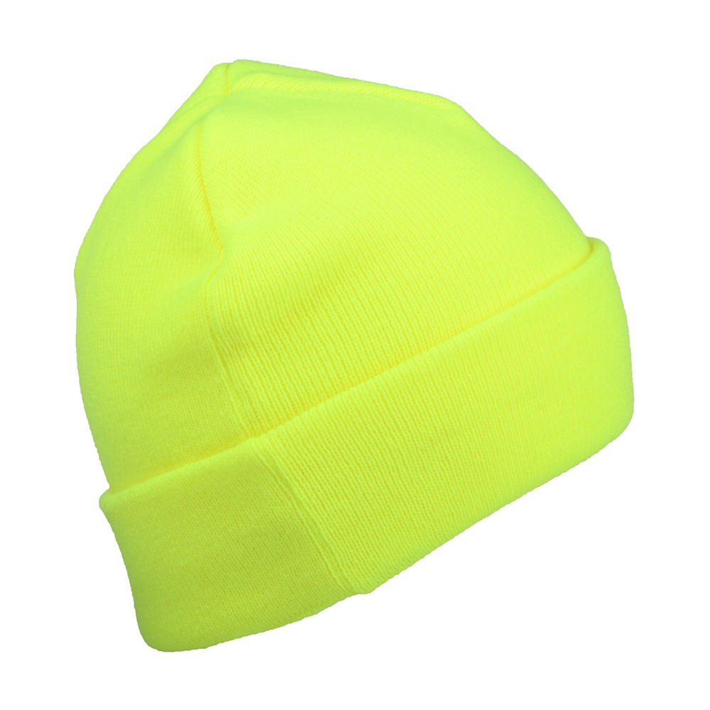 Gorro Beanie Short Cuff Knit NE Pop de New Era - Amarillo Neón