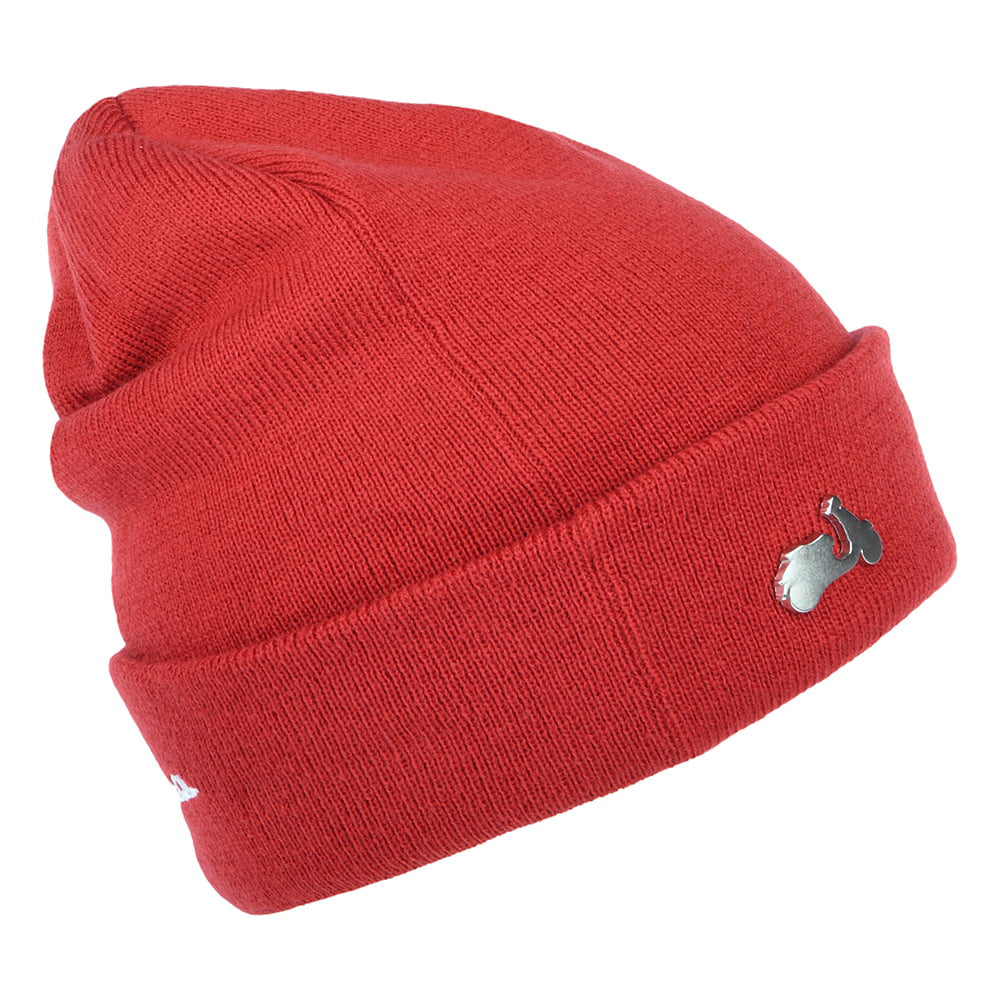 Gorro Beanie Vuelta Tejida Metal Bike Vespa de New Era - Rojo