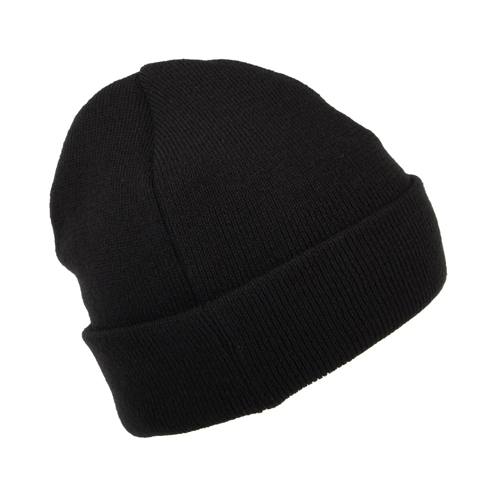 Gorro Beanie NE Pop Short con vuelta de New Era - Negro