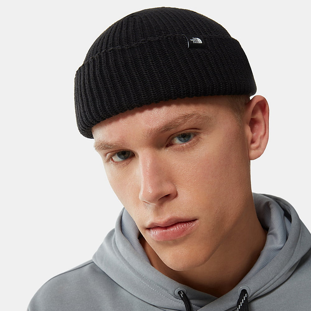 Gorro Beanie TNF reciclado Fisherman de The North Face - Negro