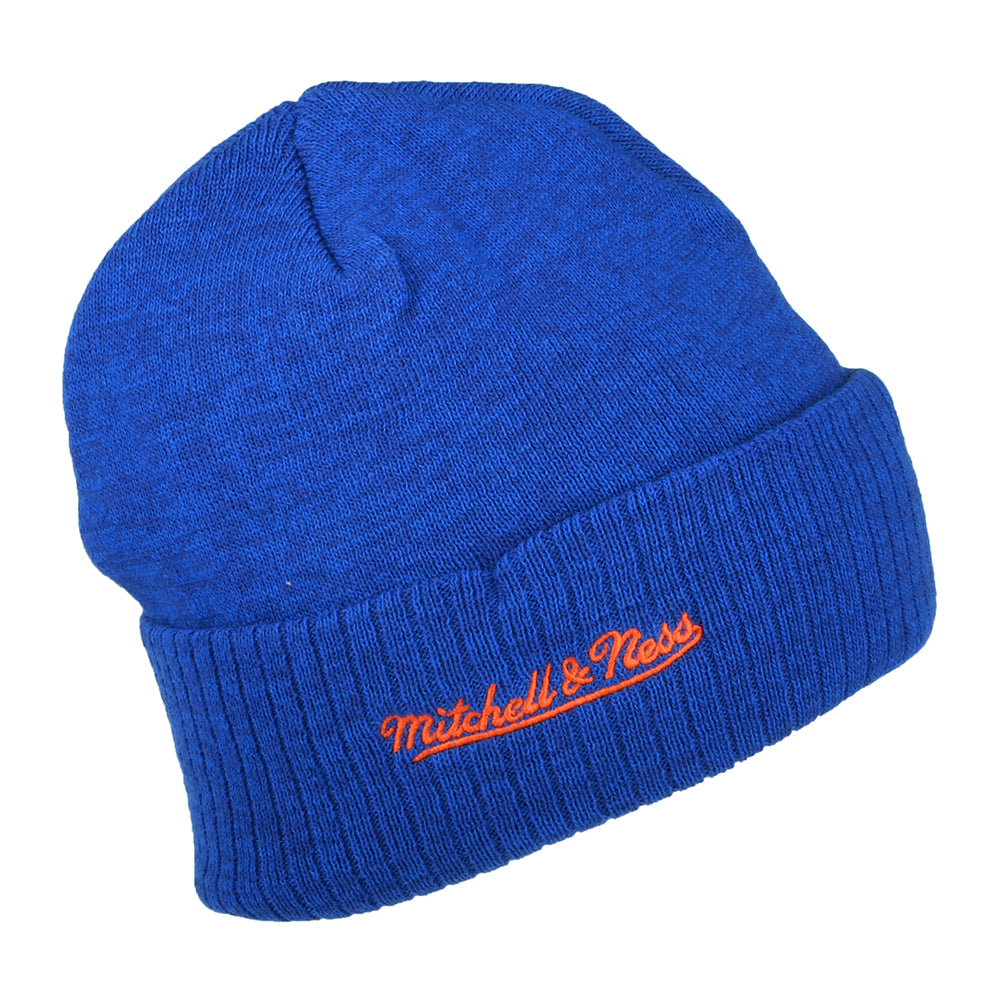 Gorro Beanie NBA Fandom Knit HWC New York Knicks de Mitchell & Ness - Azul Real