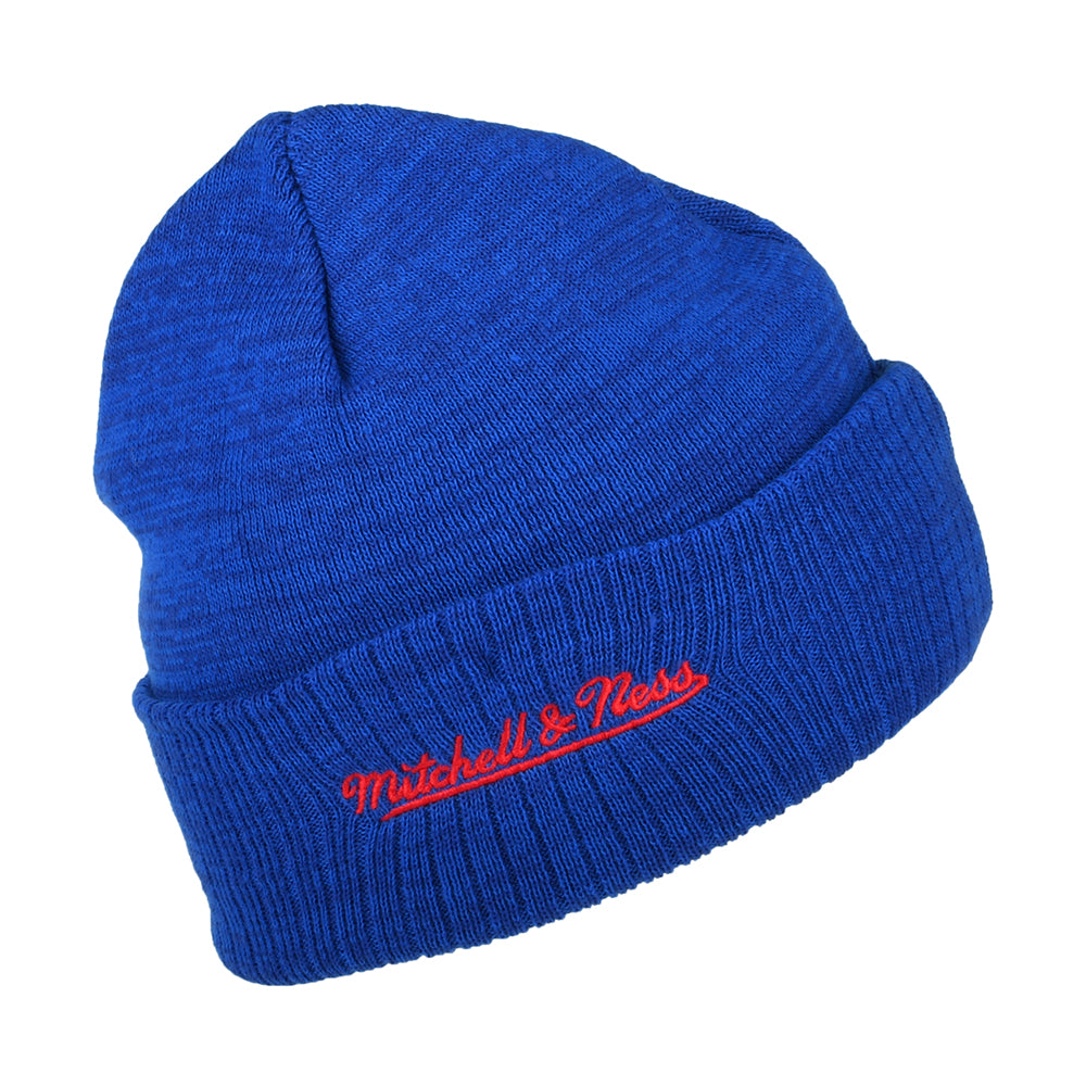Gorro Beanie NBA Fandom Knit HWC Philadelphia 76ers de Mitchell & Ness - Azul Real