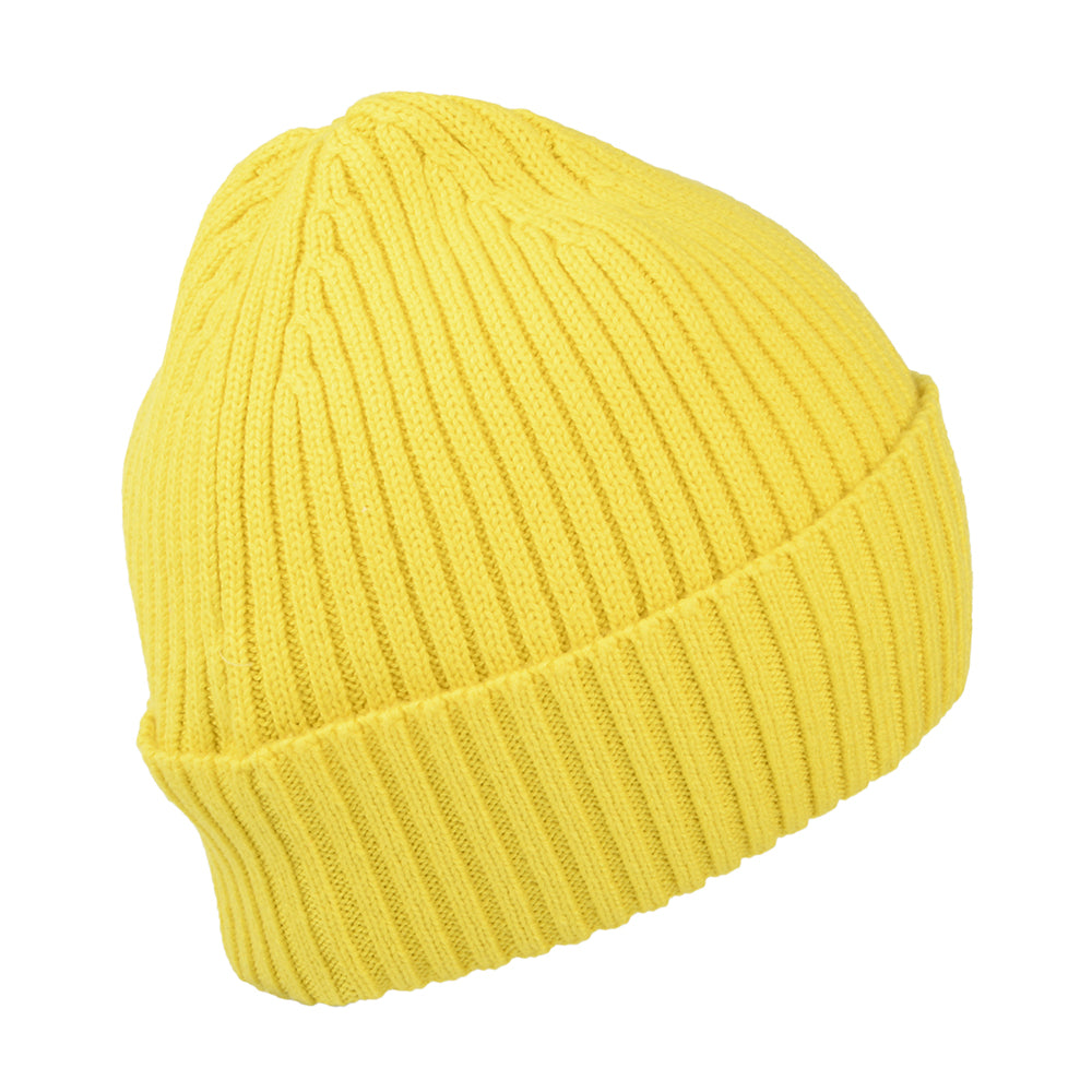 Gorro Beanie TJM Basic Rib de canalé de Tommy Hilfiger - Amarillo