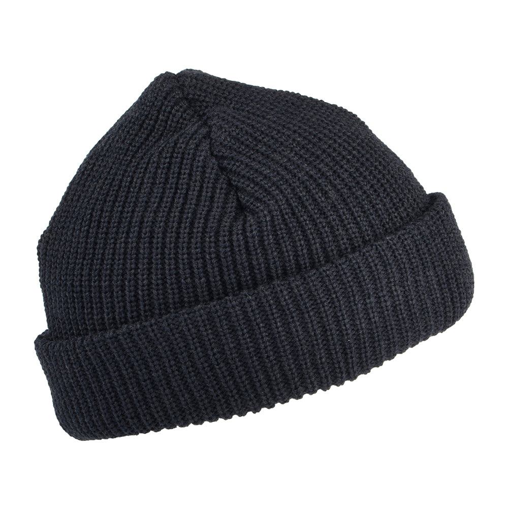 Gorro Beanie de canalé Short Cuff de New Era - Azul Marino