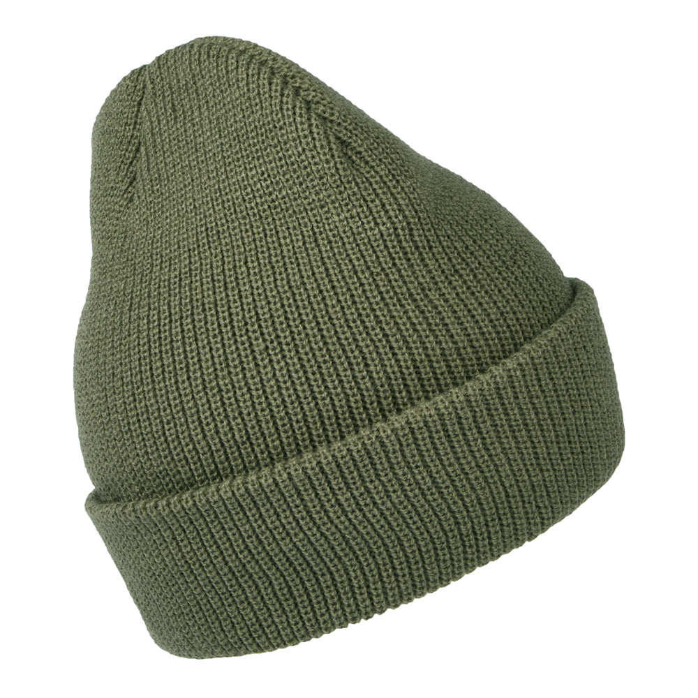 Gorro Beanie Portash con vuelta zorro de Barts - Verde Militar