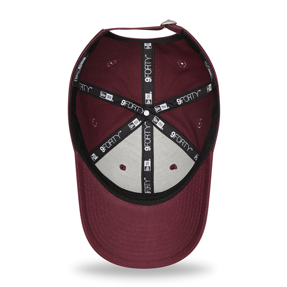 Gorra de béisbol niños 9FORTY MLB League Essential New York Yankees de New Era - Granate-Blanco