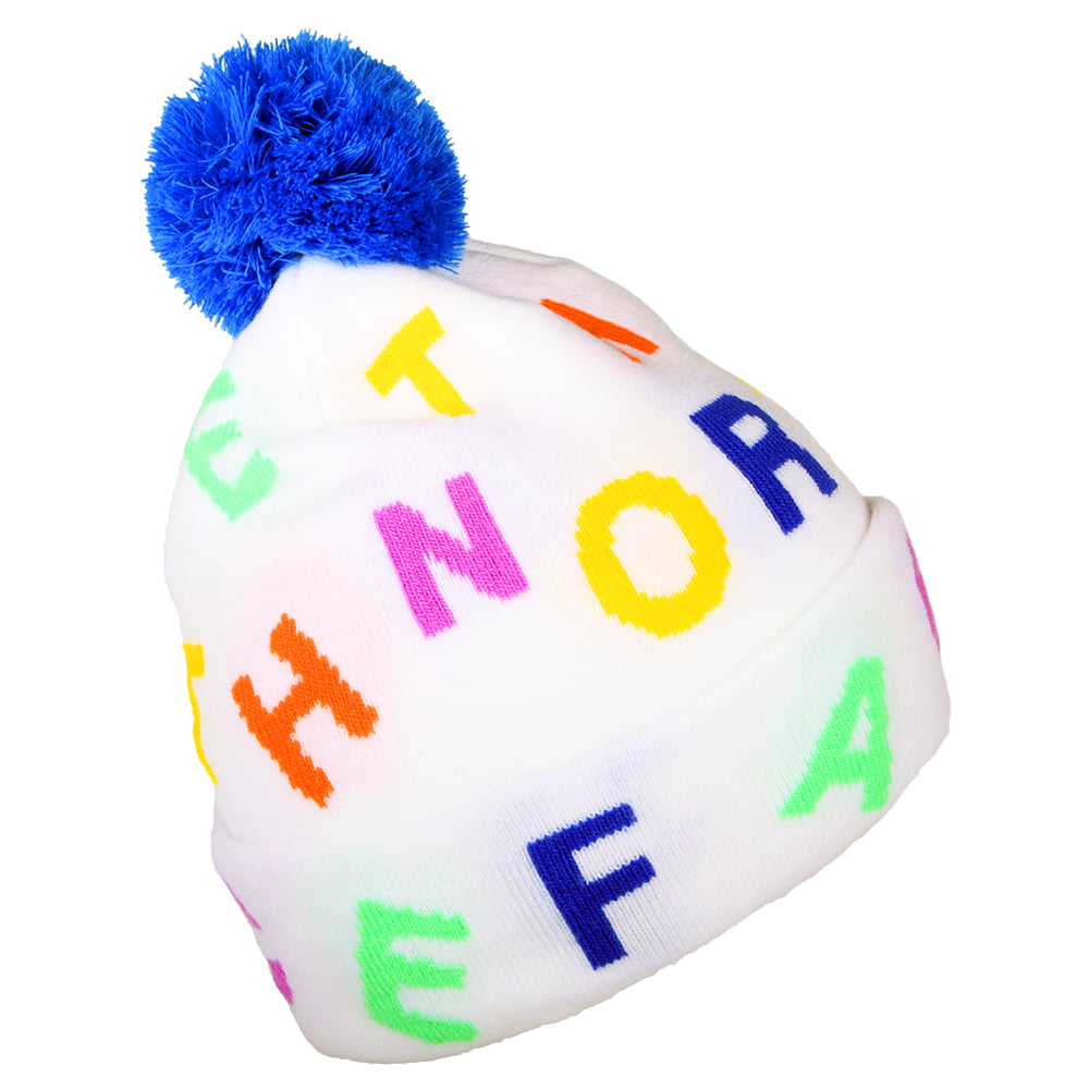 Gorro con pompón niños Ski Tuke de The North Face - Blanco-Multi