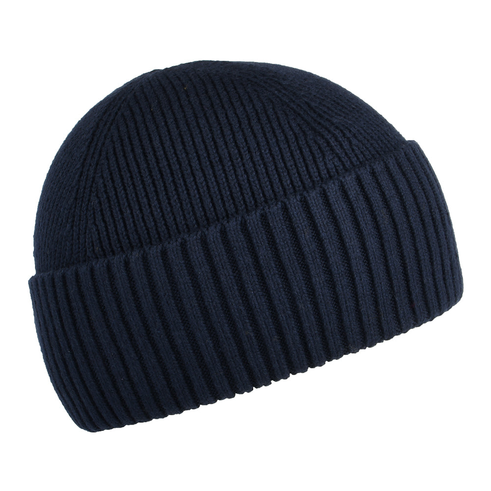 Gorro Flag de algodón y cachemira de Tommy Hilfiger - Azul Oscuro