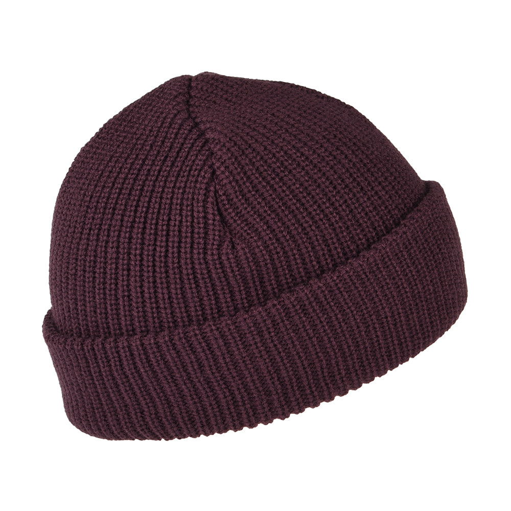 Gorro Beanie Usual pescador de HUF - Berenjena