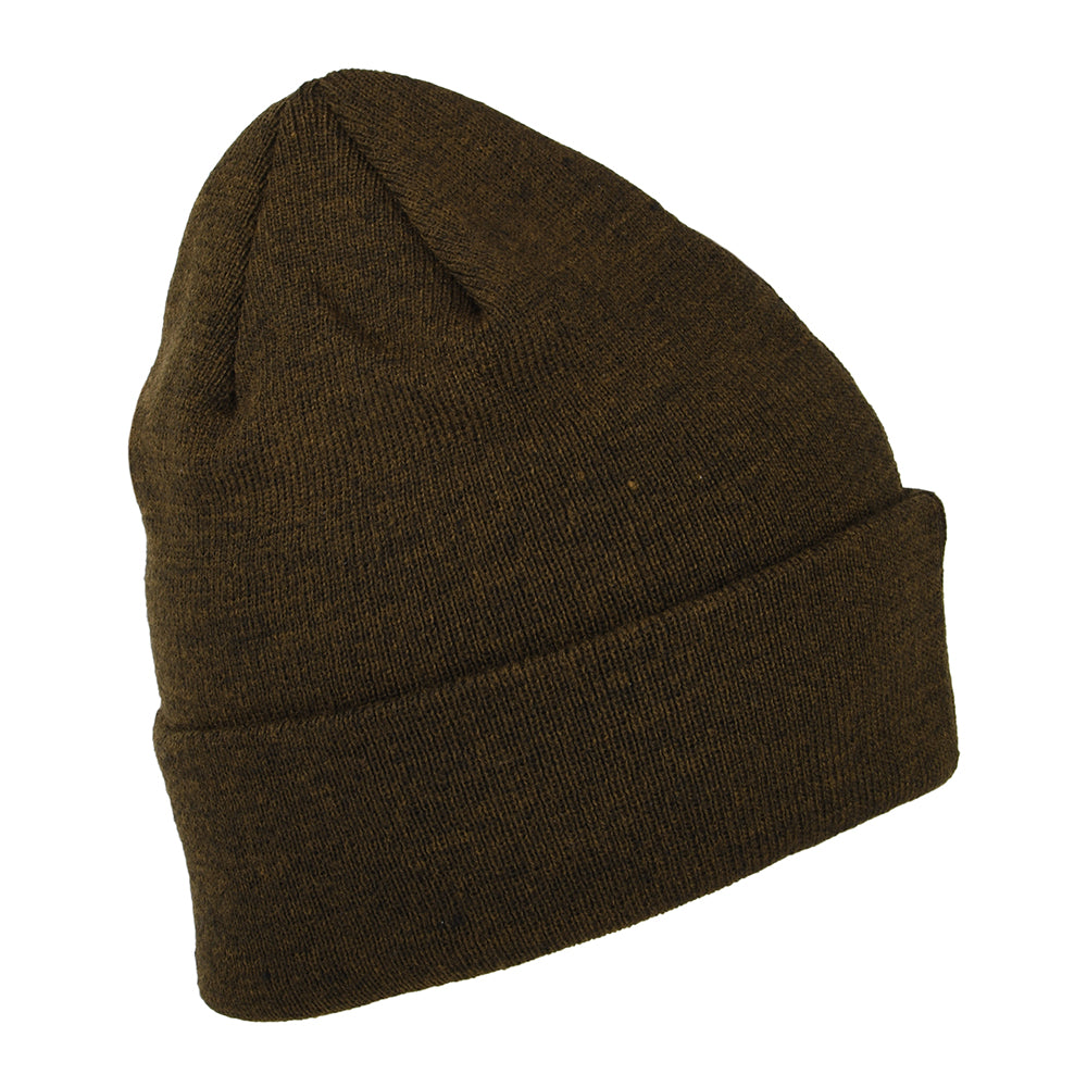 Gorro Beanie Polylana con vuelta de New Era - Marrón