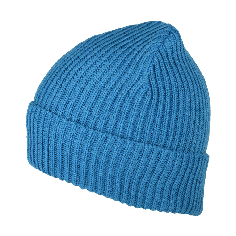 Gorro Beanie Fishermans con vuelta de Patagonia - Azul Medio