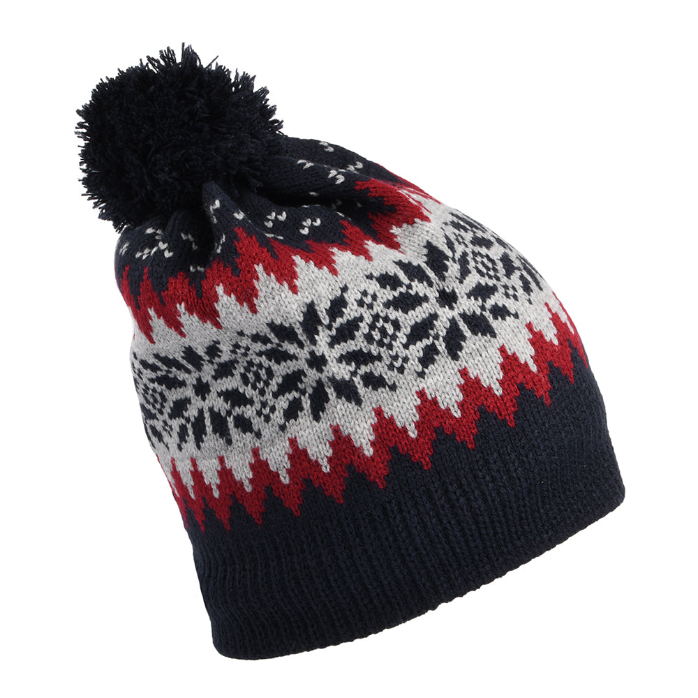 Gorro de lana Aspen de Jaxon & James Azul Marino al por mayor