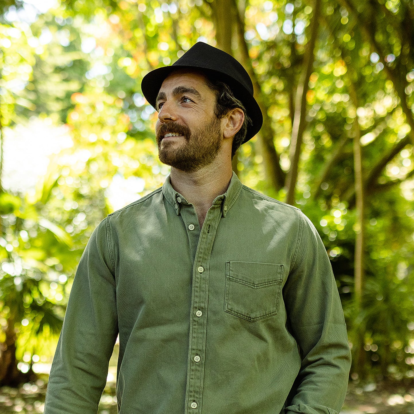 Sombrero Trilby de algodón de Jaxon & James Negro al por mayor