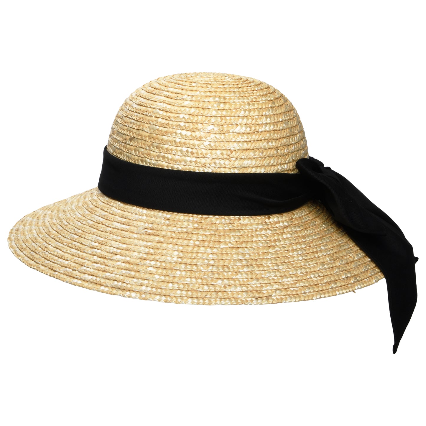 Sombrero de Sol Milan II Boater de paja de sur la tête - Natural
