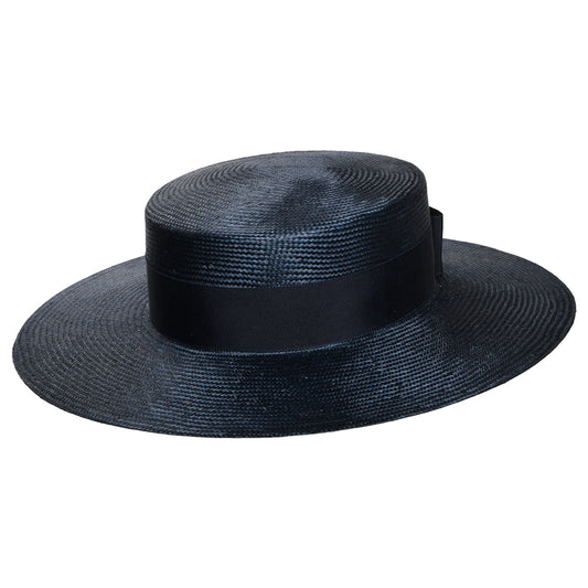 Sombrero Boater Audrey de Whiteley - Azul Marino