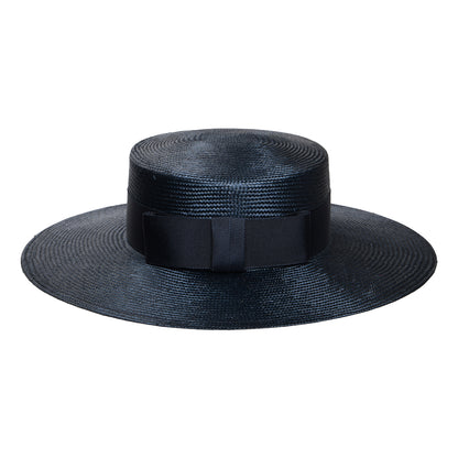 Sombrero Boater Audrey de Whiteley - Azul Marino