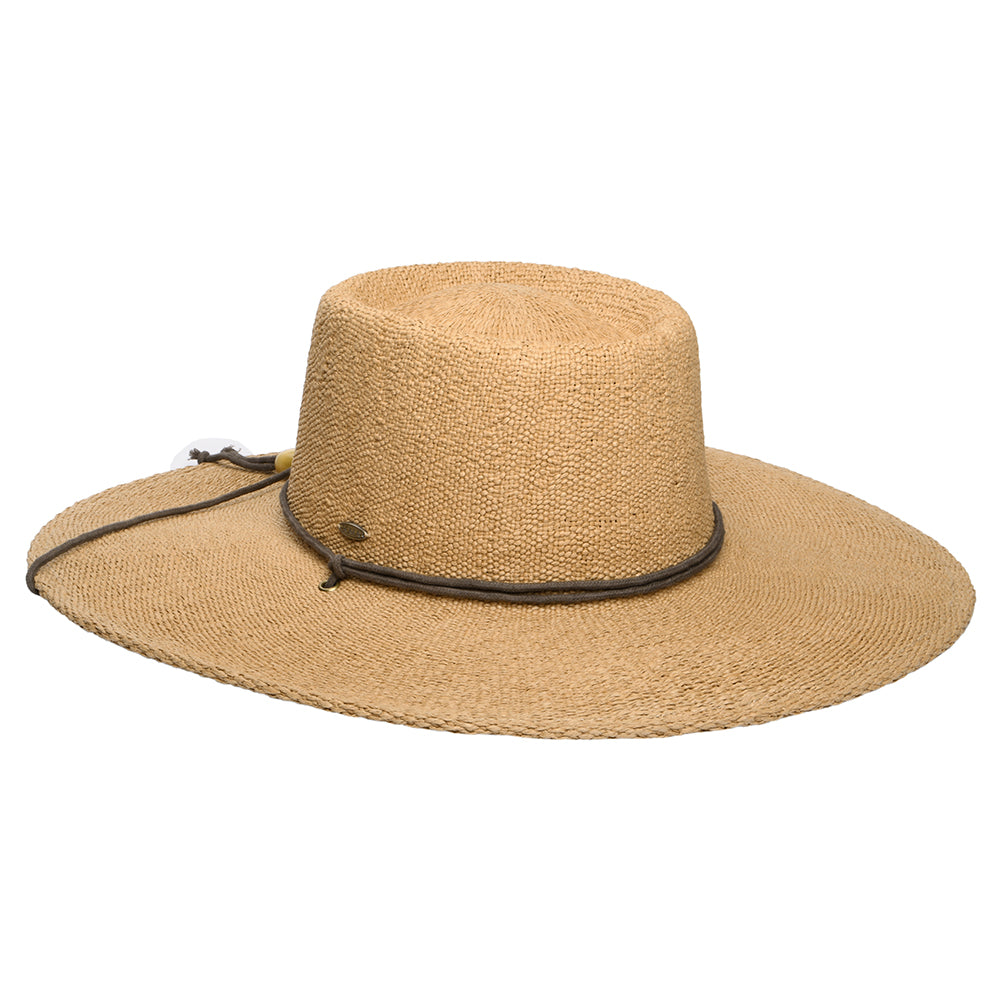 Sombrero Gaucho Shondo de paja toyo de Scala - Té