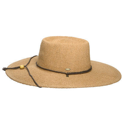 Sombrero Gaucho Shondo de paja toyo de Scala - Té