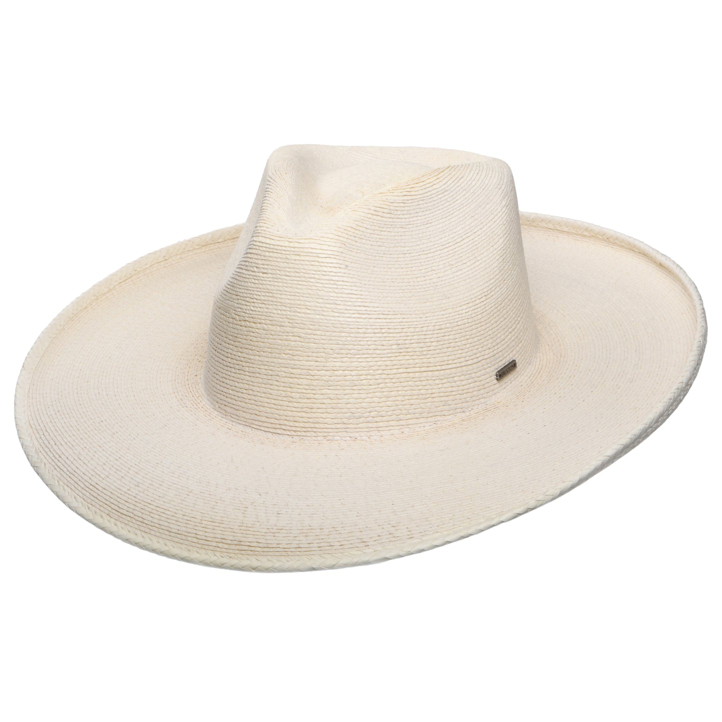 Sombrero Fedora Rancher Marlow de paja de Brixton - Blanco Marfil