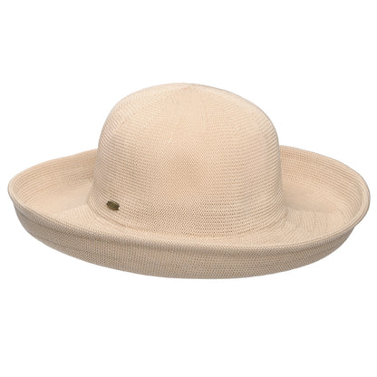 Sombrero de Sol Anji con ala elevada de Scala - Natural