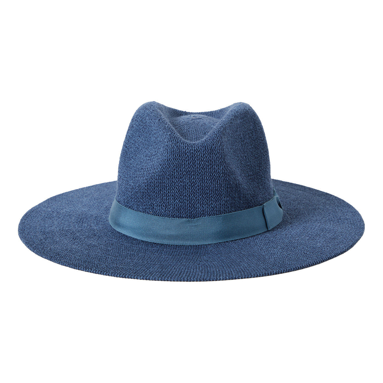 Sombrero Fedora Lyons tejido plegable de Brixton - Azul Oscuro