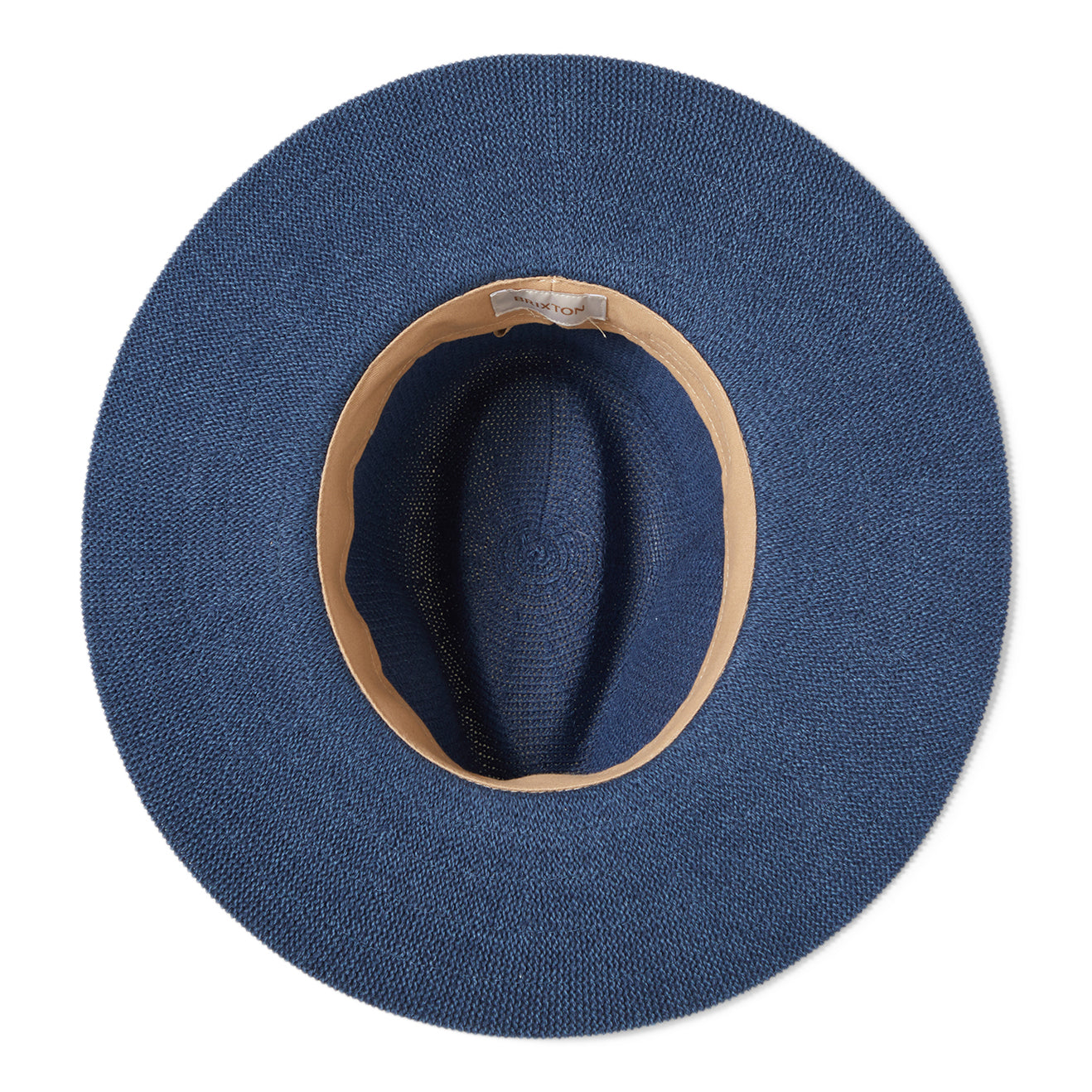 Sombrero Fedora Lyons tejido plegable de Brixton - Azul Oscuro