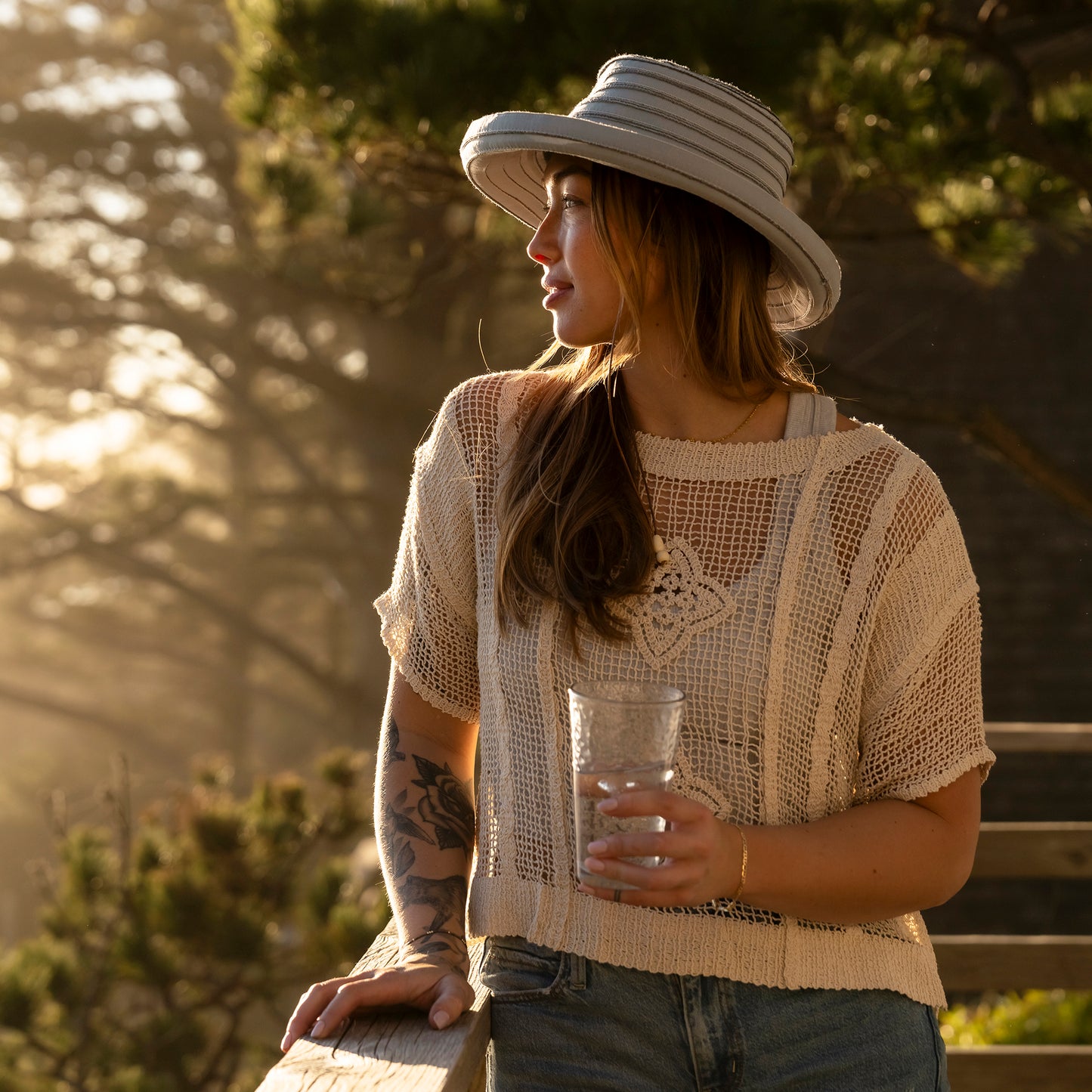Sombrero de Sol de viñedo de Sunday Afternoons - Beige
