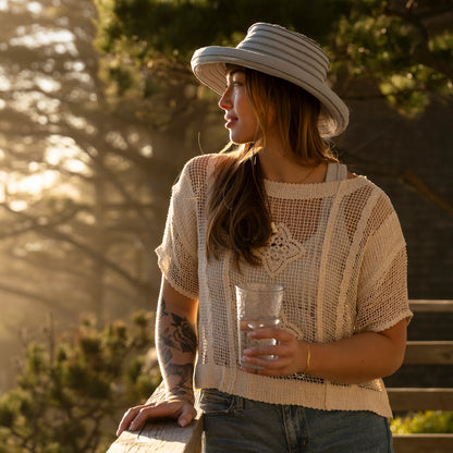 Sombrero de Sol de viñedo de Sunday Afternoons - Beige