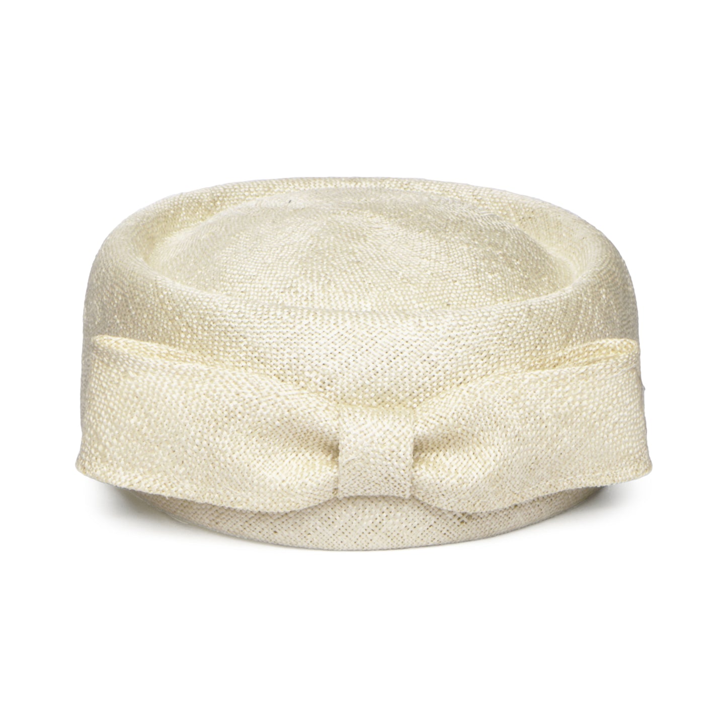 Sombrero Pillbox mujeres Jackie O de paja de Whiteley - Blanco Marfil
