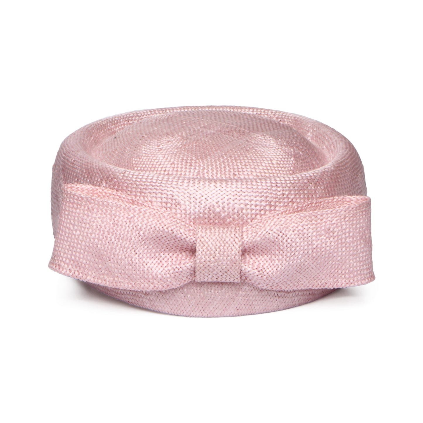Sombrero Pillbox mujeres Jackie O de paja de Whiteley - Rosa
