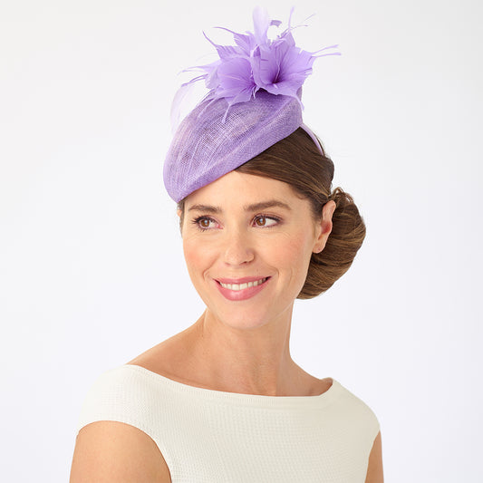 Sombrero Pillbox Elena de Failsworth - Violeta