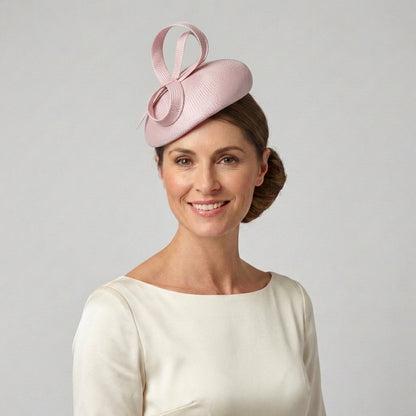 Sombrero Pillbox Jenny de paja de Whiteley - Rubor