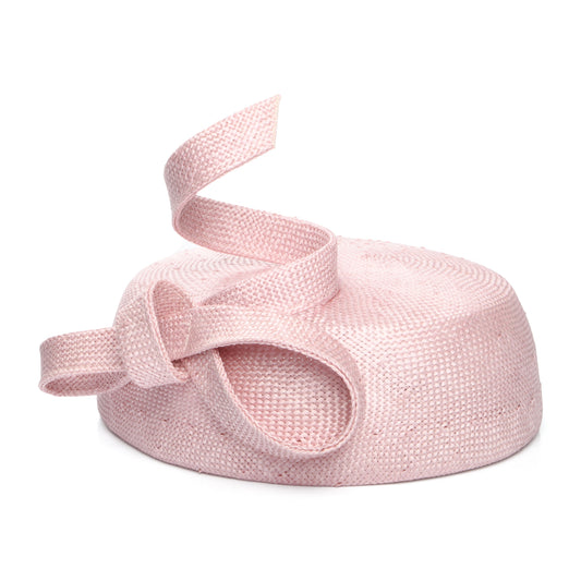 Sombrero Pillbox Eugenie de paja de Whiteley - Rubor
