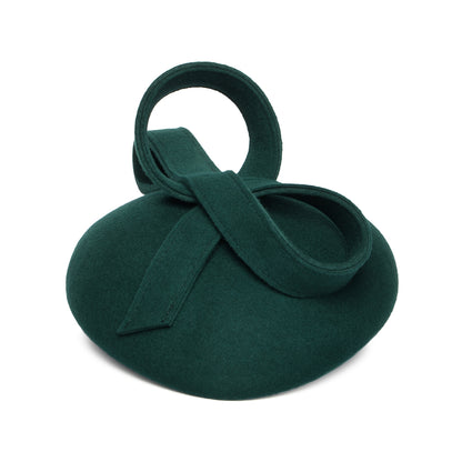 Sombrero Pillbox Jenny de lana de Whiteley - Bosque