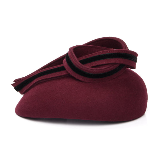 Sombrero Pillbox Rachael de lana de Whiteley - Mora