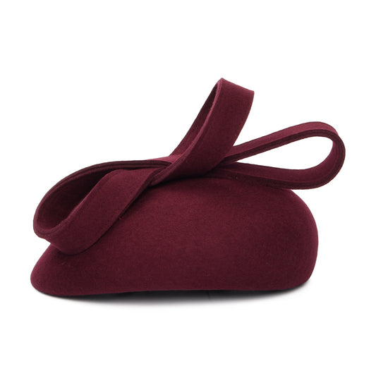 Sombrero Pillbox Jenny de lana de Whiteley - Mora
