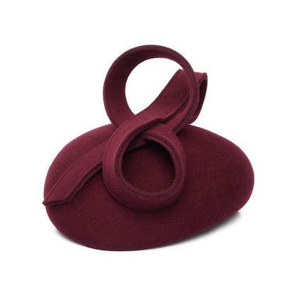 Sombrero Pillbox Jenny de lana de Whiteley - Mora