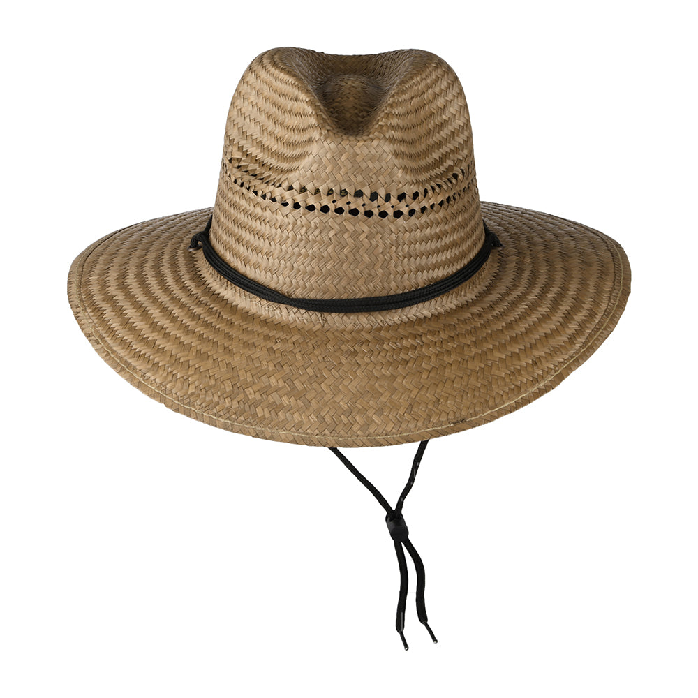 Sombrero de Guardacosta de palm de Dorfman Pacific - Marrón Claro