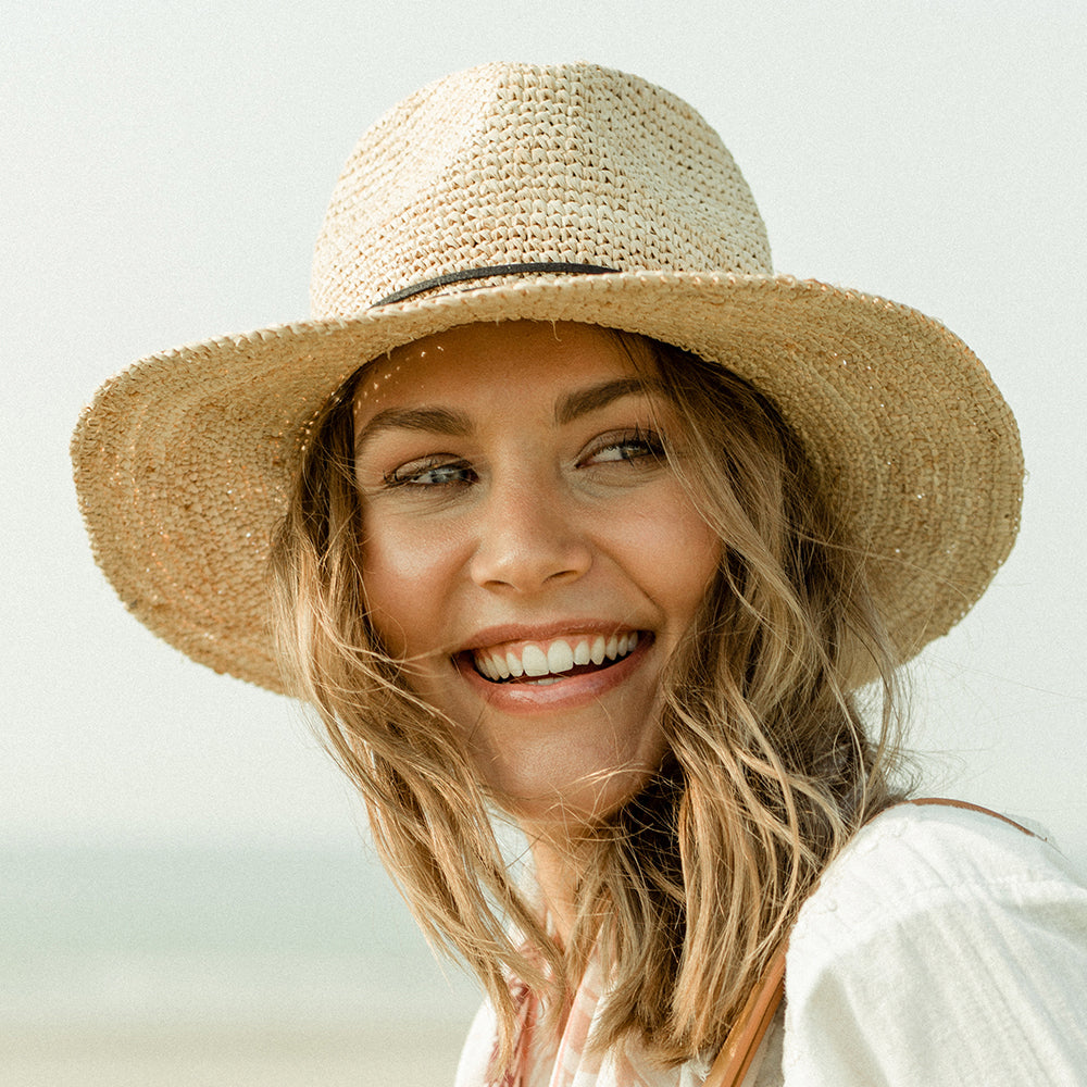Sombrero Fedora Celery de paja de Barts - Natural