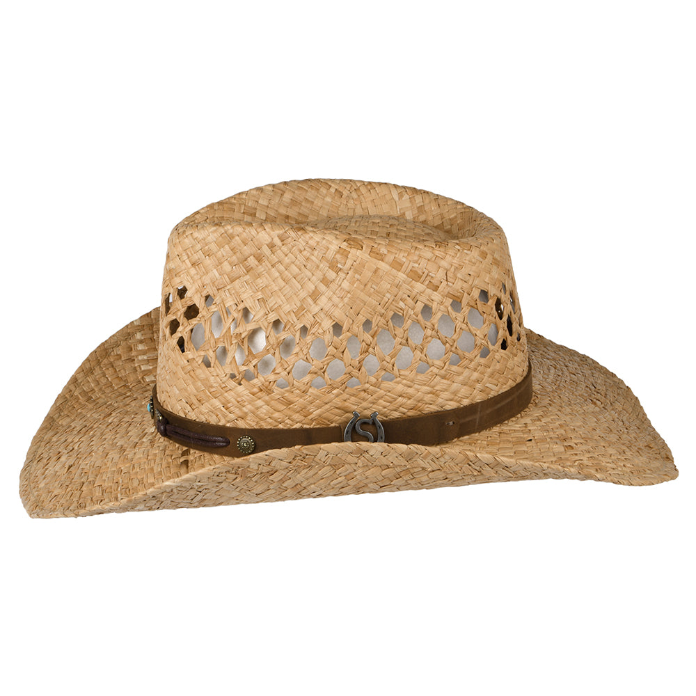 Sombrero Cowboy ventilado de rafia de Stetson - Natural